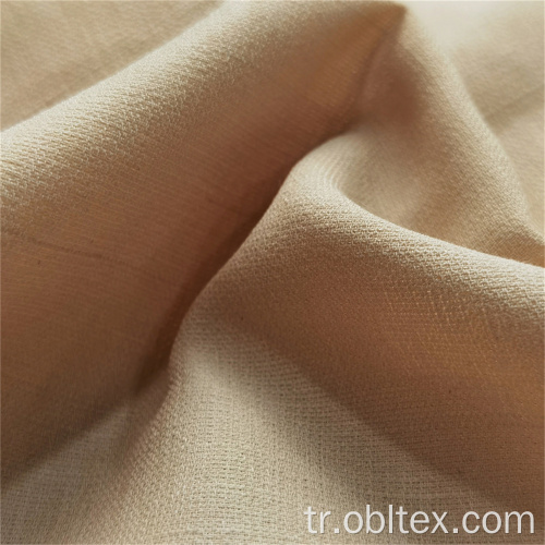 OBL22-C-063 Elbise için polyester taklit keten